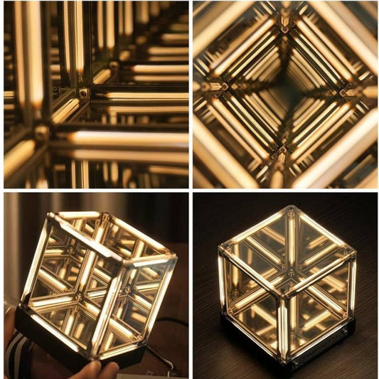 Infinity LED Cube 4D Effect